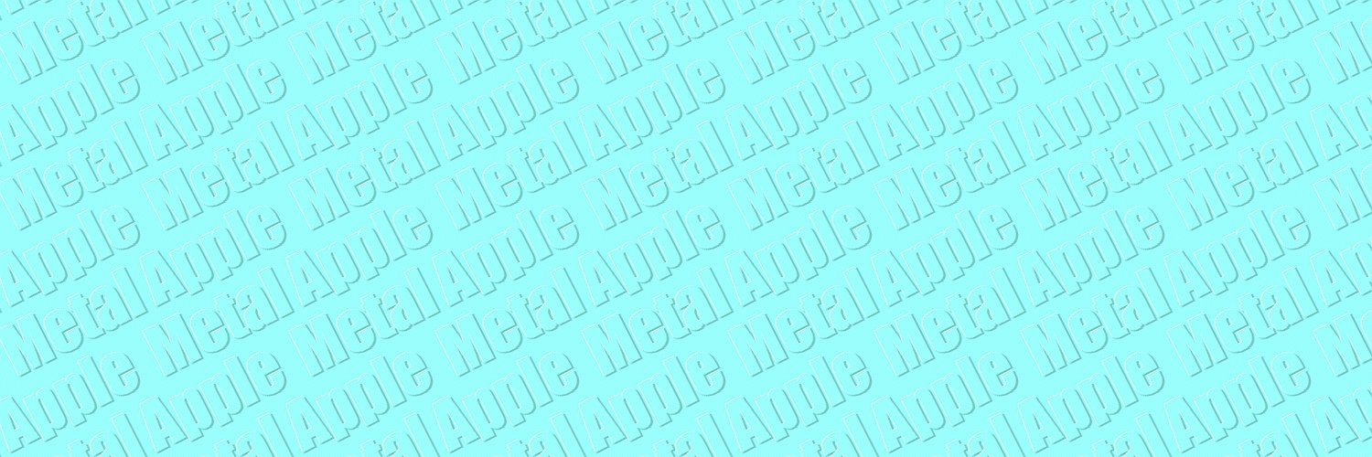 metal_apple's profile banner image