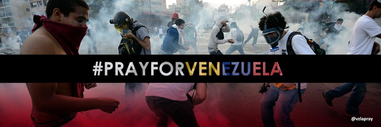 Pray for Venezuela banner