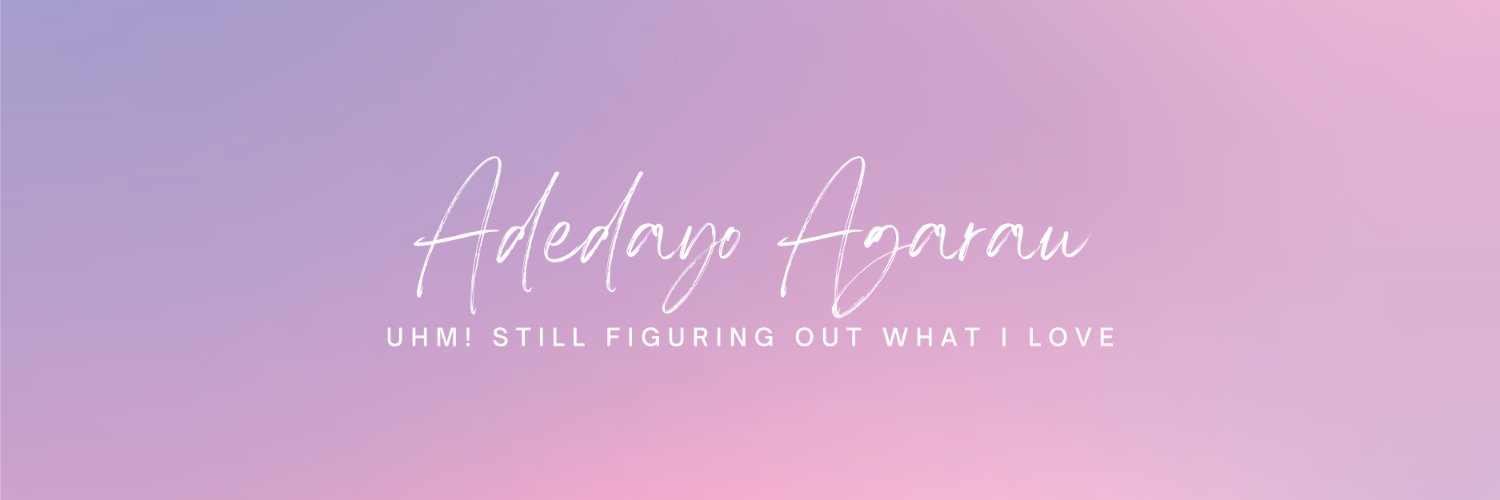 Adedayo Agarau Profile Banner