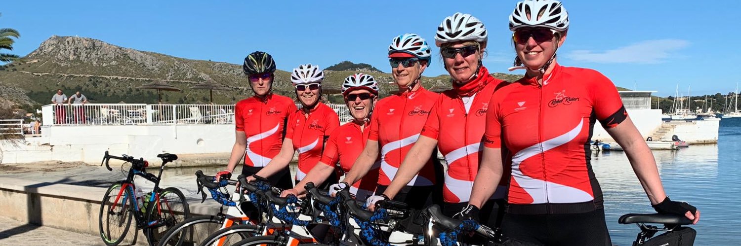 Rebel Riders Ladies Cycling Group banner