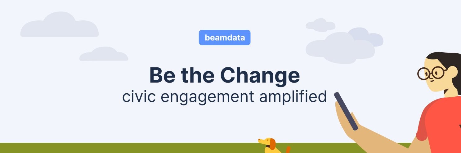 Be the Change by beamdata banner