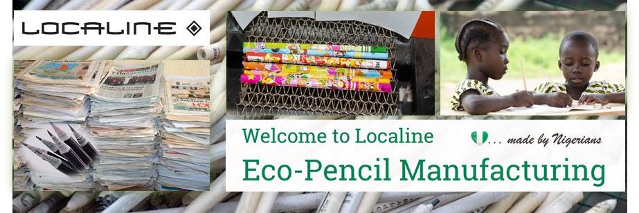 M. Omodunbi, Founder, Localine Eco-Pencils Nigeria banner