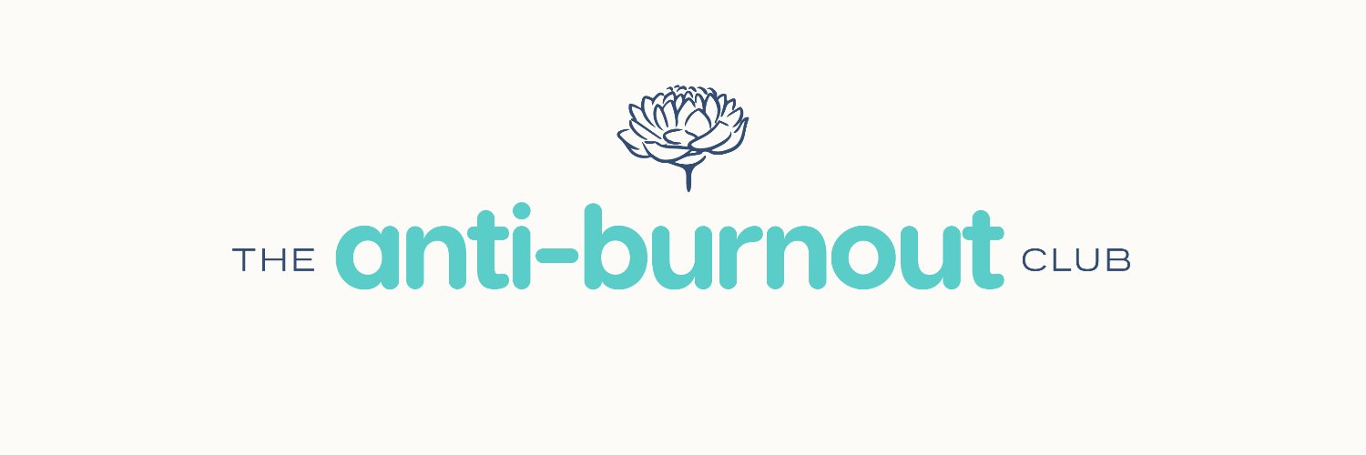 Bex Spiller, FRSA (The Anti-Burnout Club) banner