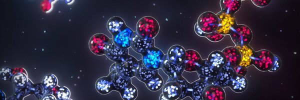 Nanoclustering Scientific Illustration Profile Banner