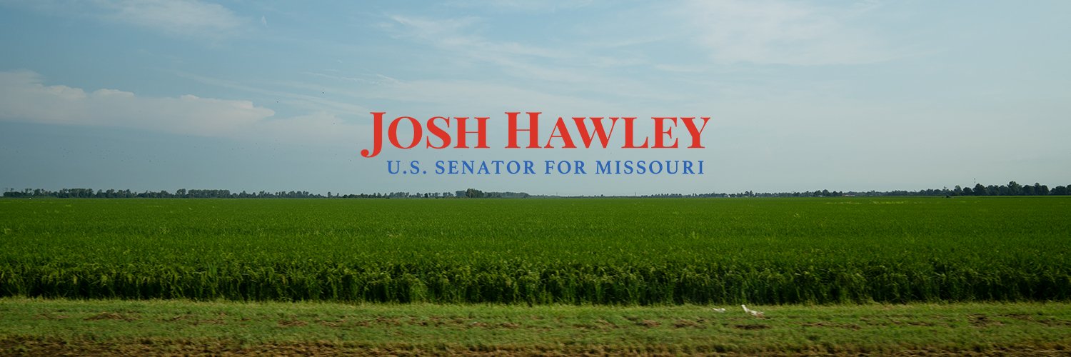 Senator Hawley Press Office's banner