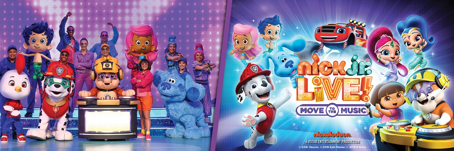 Nick Jr. Live! banner
