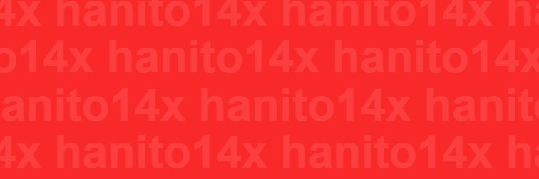 hanito14x's profile banner image
