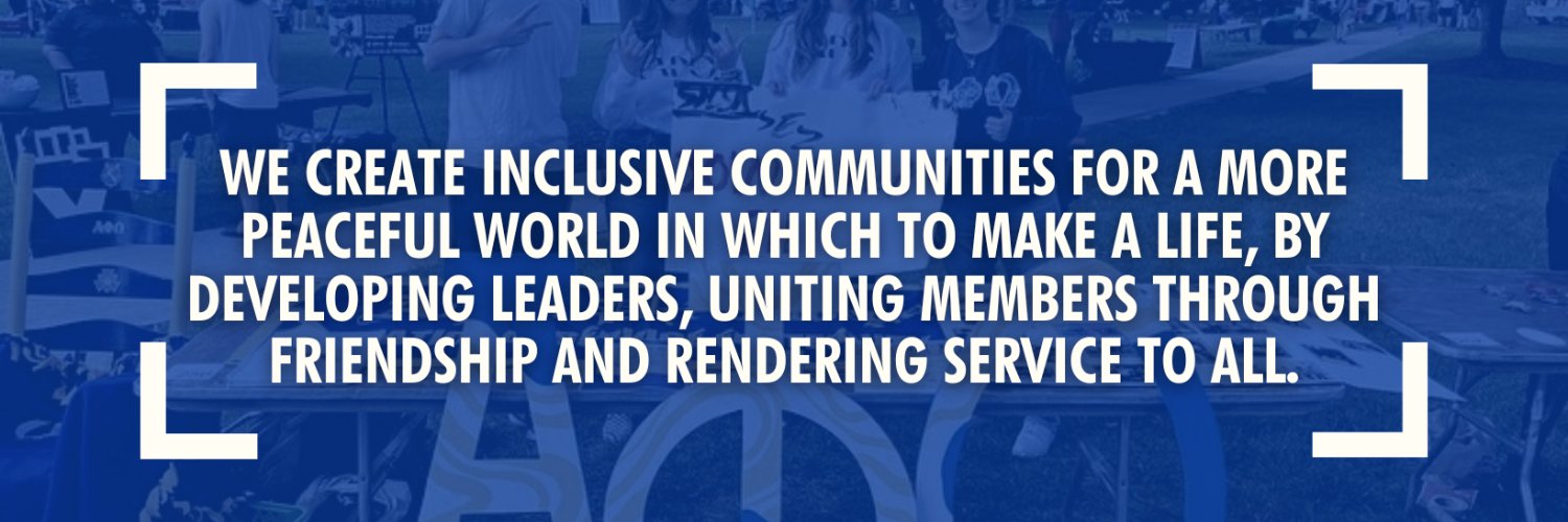 Alpha Phi Omega National Office banner