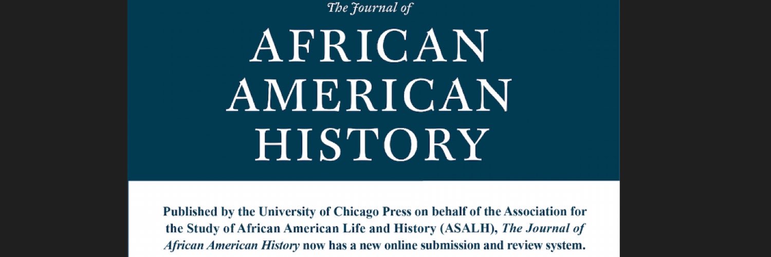 The Journal of African American History banner