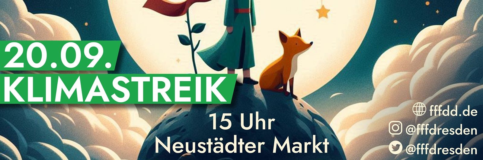 Fridays for Future Dresden banner