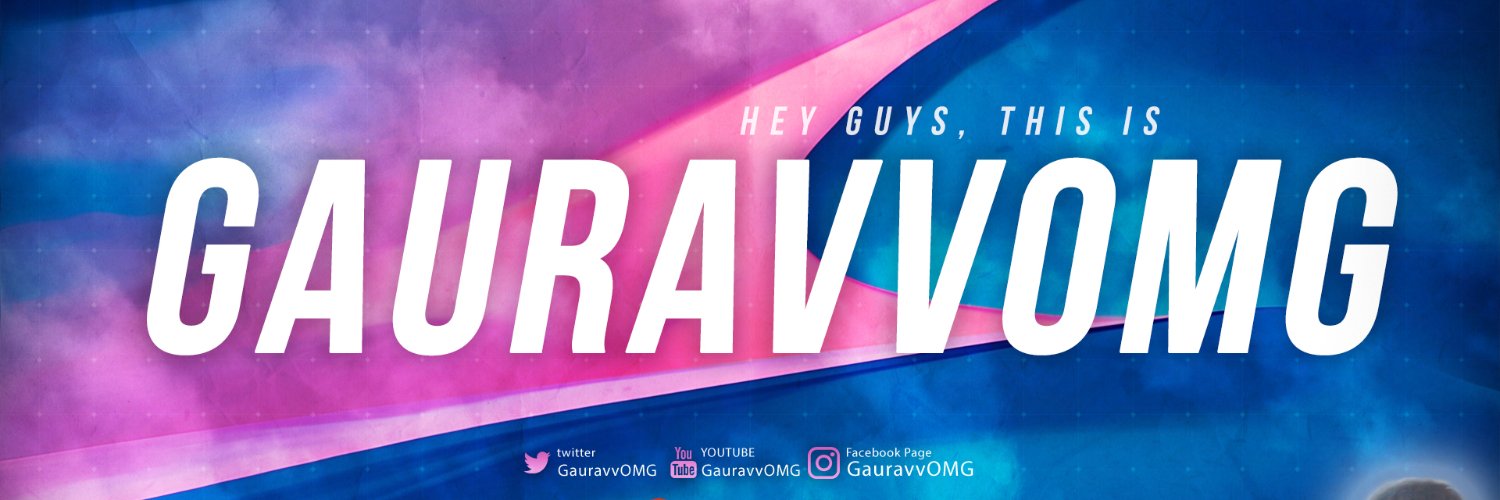 GauravvOMG's profile banner image