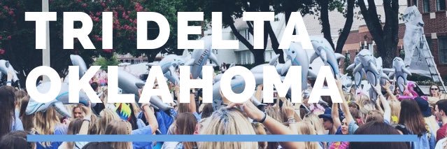 Oklahoma Tri Delta banner