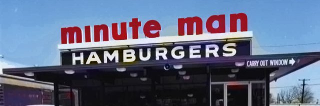 Minute Man Burgers banner
