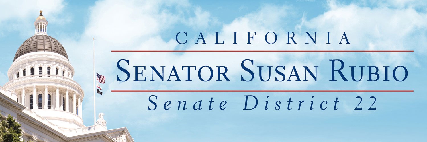 Senator Susan Rubio's banner