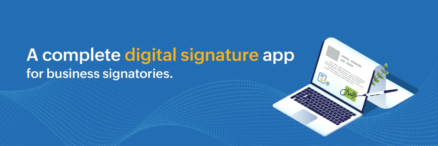 Zoho Sign's banner