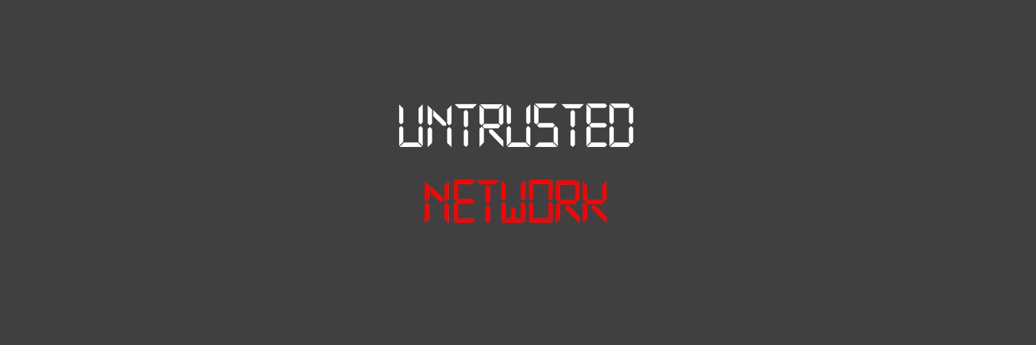 Untrusted Network banner