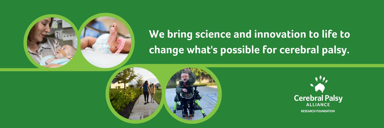 Cerebral Palsy Alliance Research Foundation banner