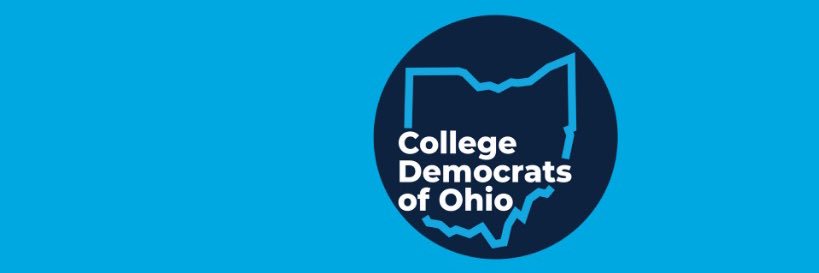 College Dems of Ohio's banner