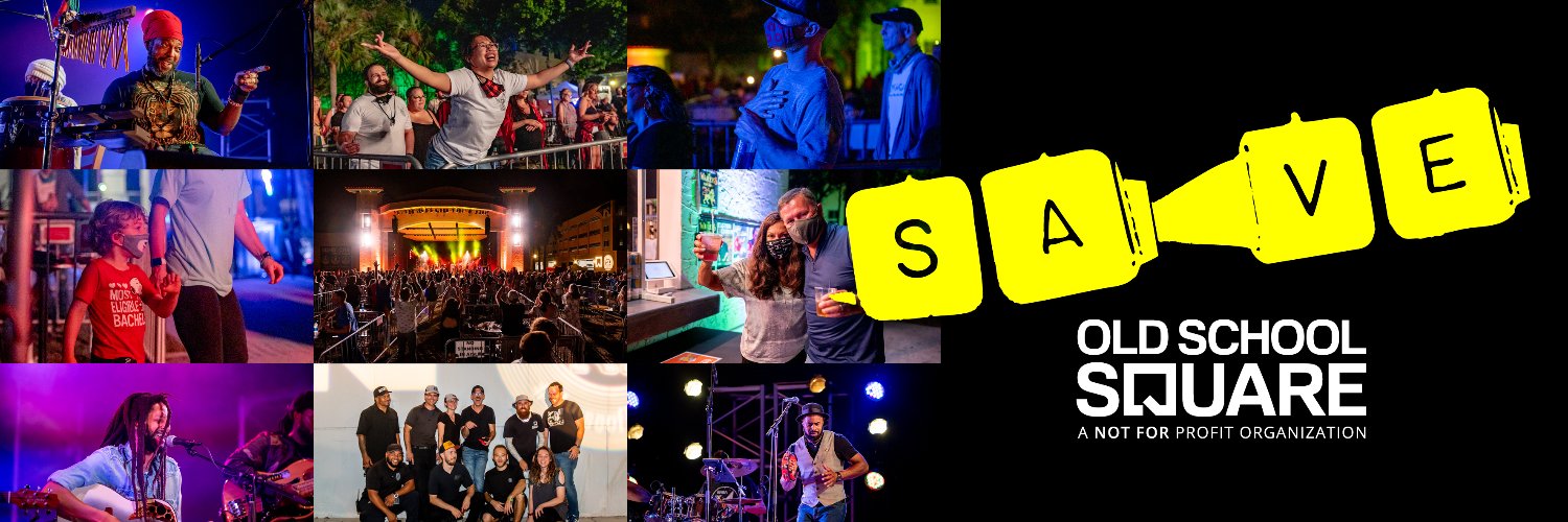 Old School Square banner