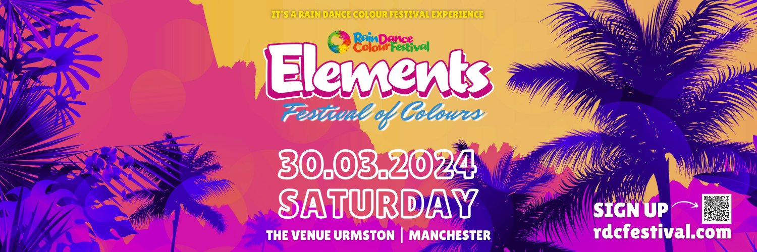Rain Dance Colour Festival banner