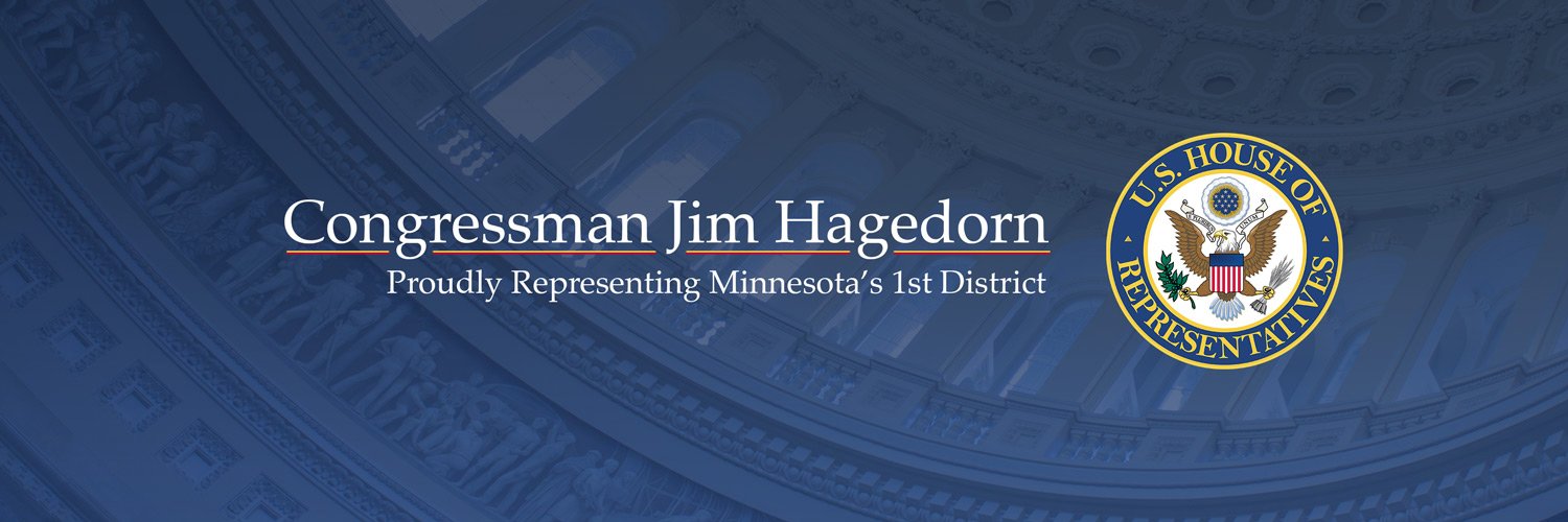 Congressman Jim Hagedorn banner