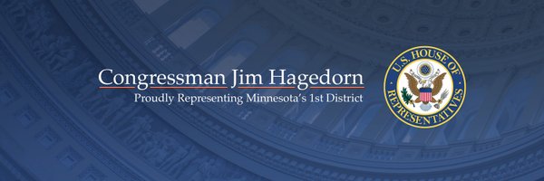 Congressman Jim Hagedorn Profile Banner