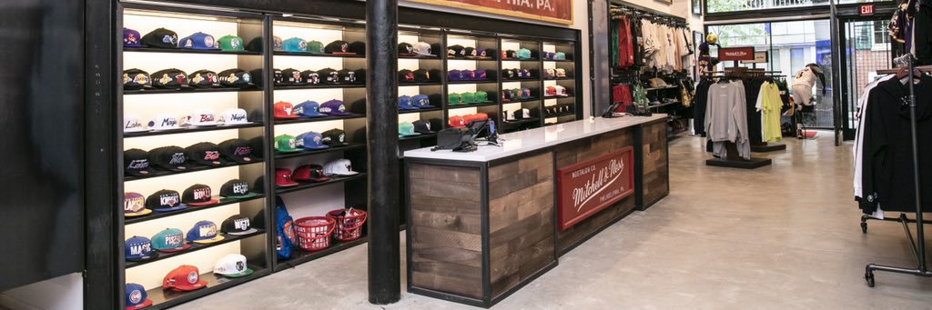 Mitchell & Ness Flagship Store's banner
