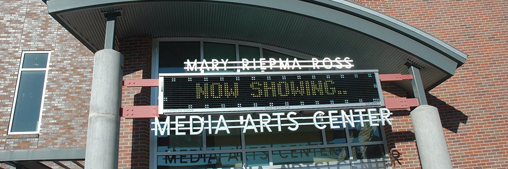 Ross Media Arts Center banner
