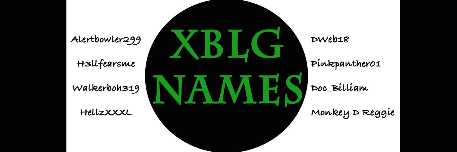 Xbox Live Generated Names banner