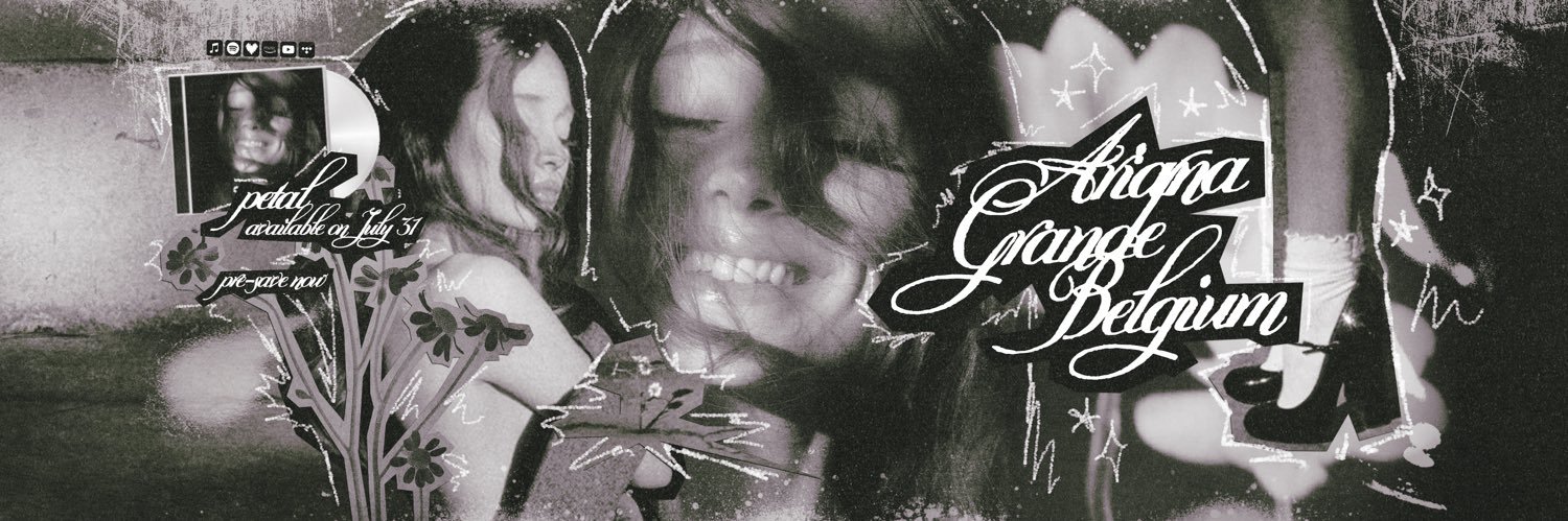 Ariana Grande Belgium ꕤ banner