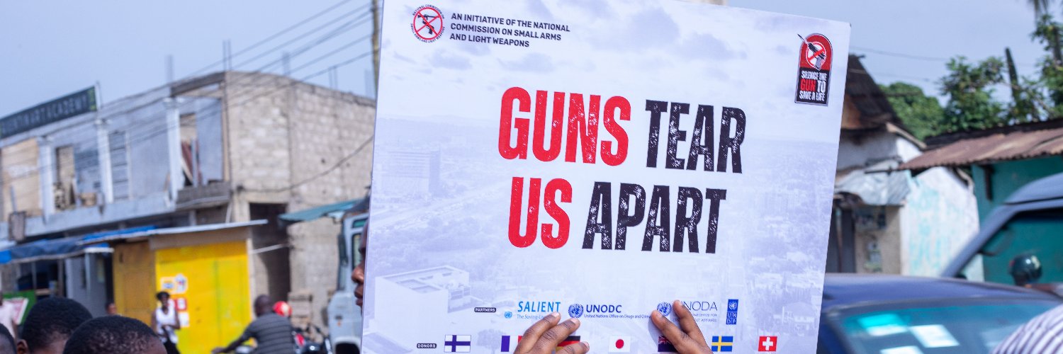 Small Arms Commission, Ghana's banner