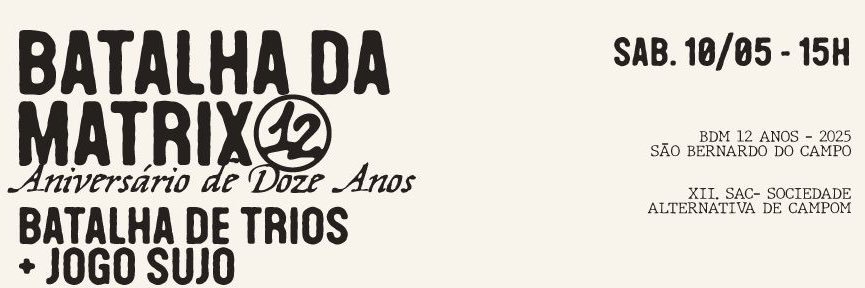Batalha da Matrix banner
