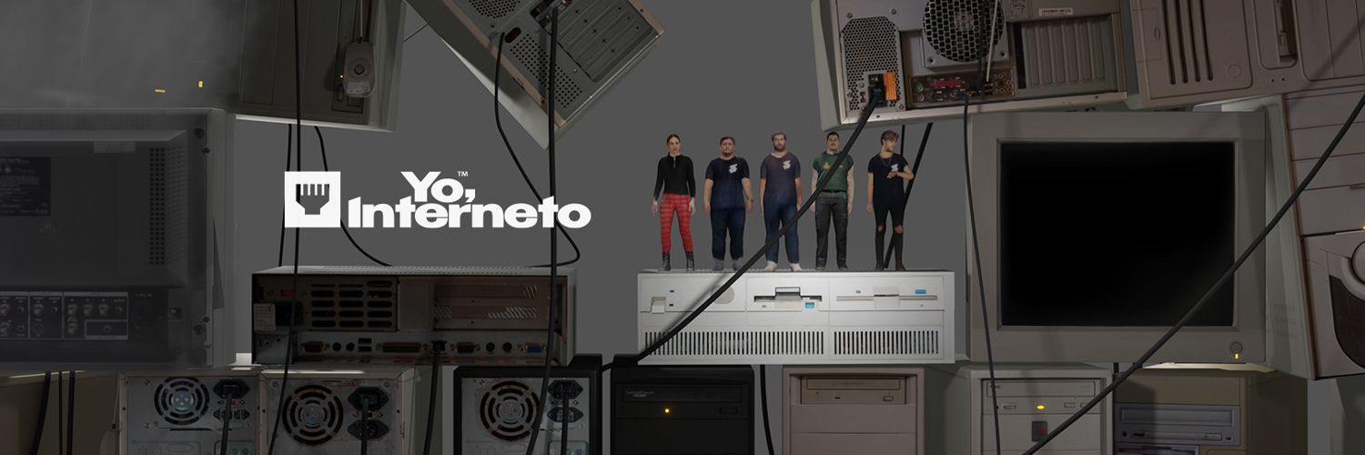 Yo, Interneto banner