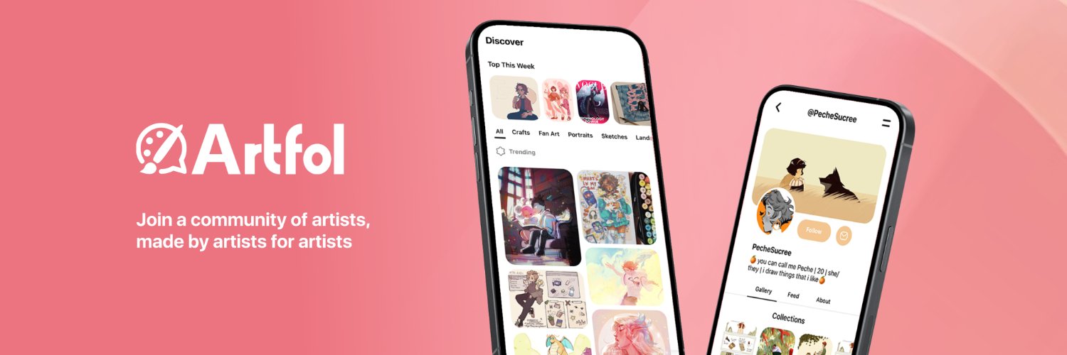 Artfol 🎨 Social network for artists banner