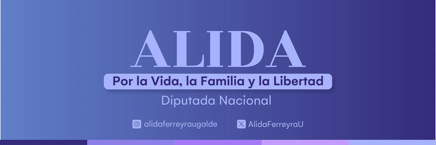 Alida Ferreyra 💙 banner
