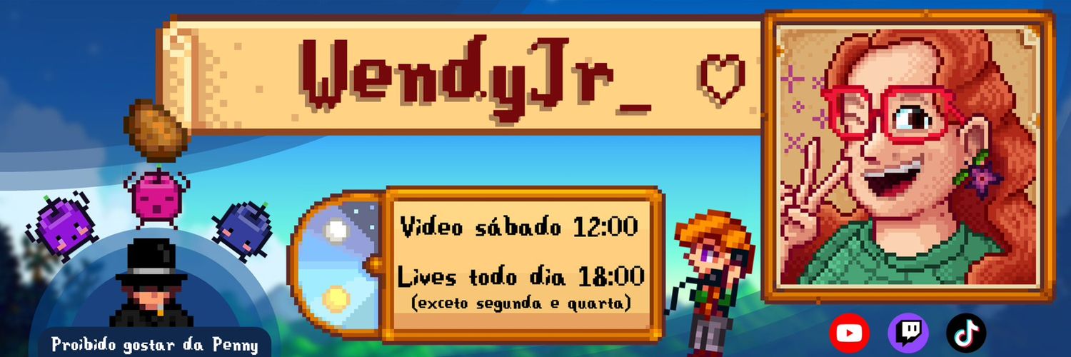 WendyJr | Streamer e YT banner