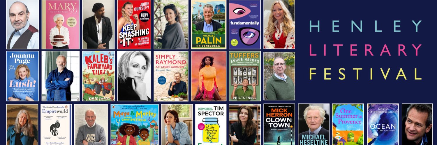 Henley Literary Festival's banner