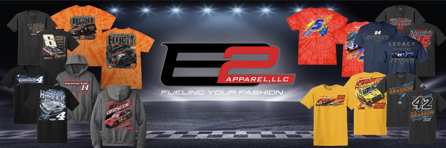 E2 Apparel's banner