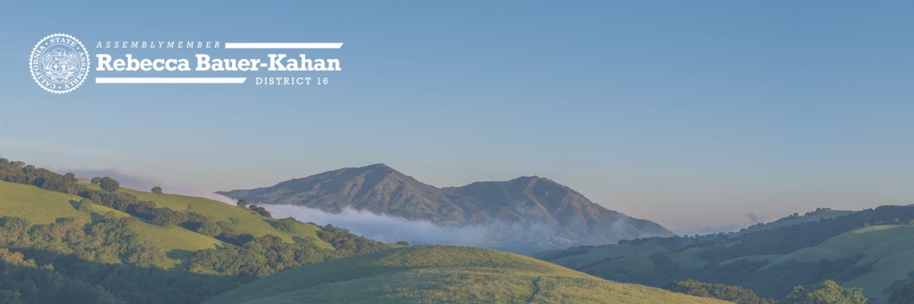 Assemblymember Rebecca Bauer-Kahan banner