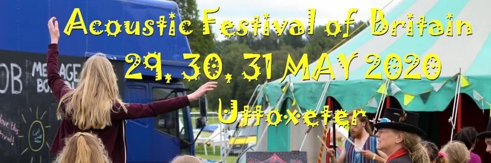 Acoustic Festival of Britain banner