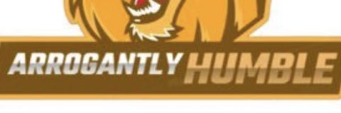 ARROGANTLY HUMBLE banner