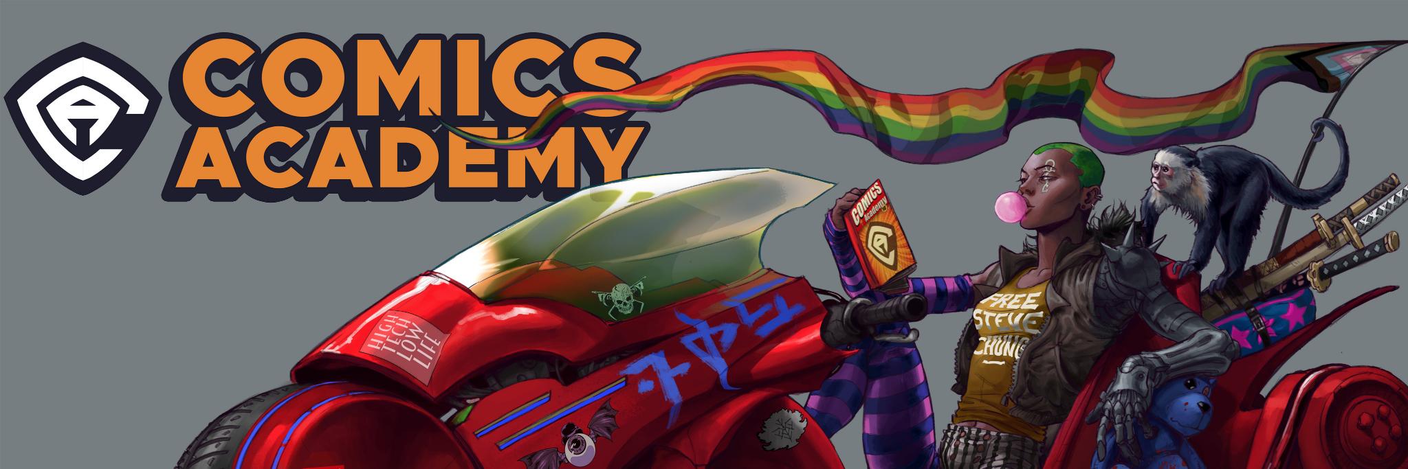 Comics Academy banner