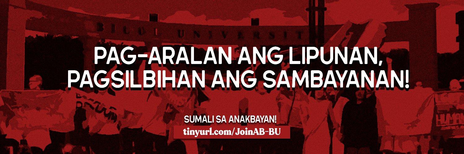 Anakbayan - Bicol University banner