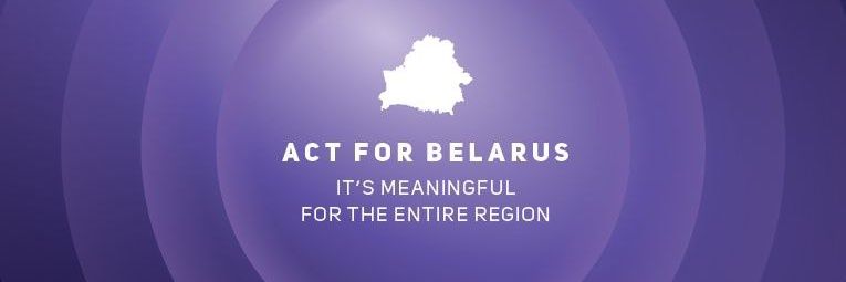 Belhelcom. Human rights in Belarus banner