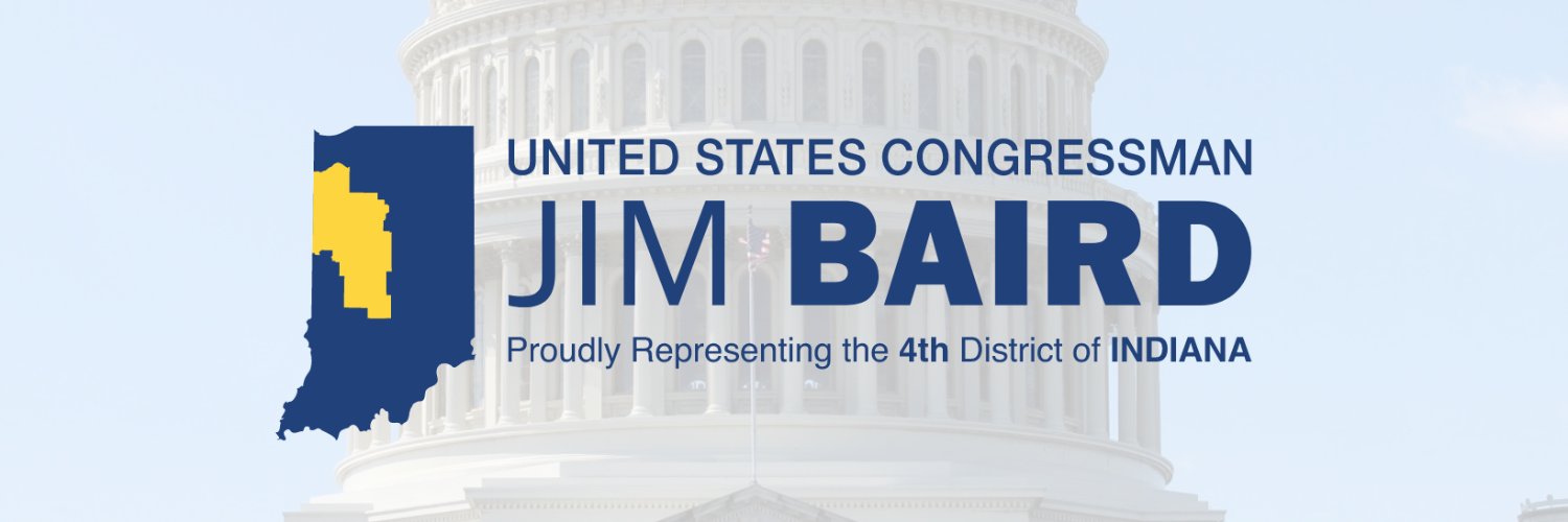 Congressman Jim Baird's banner