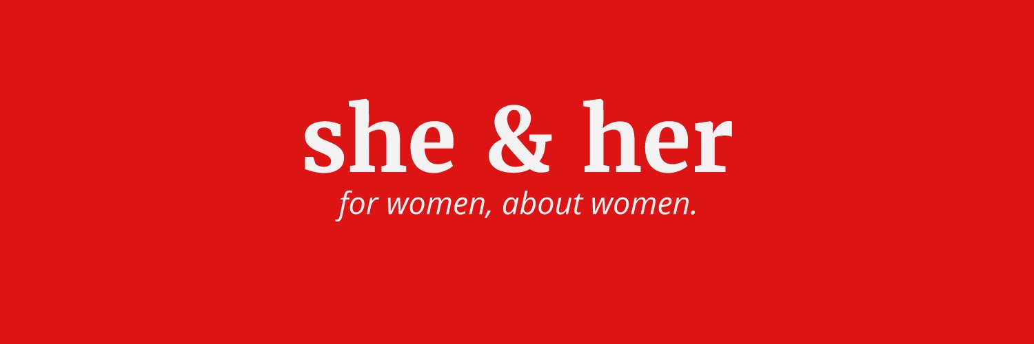 she & her banner
