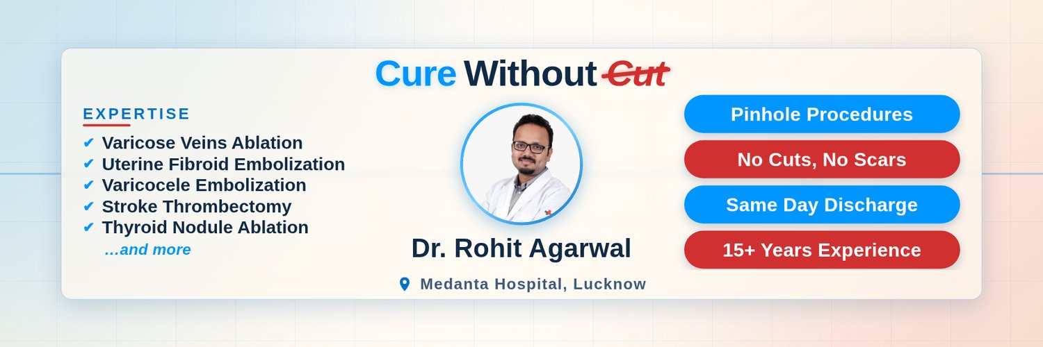 Dr. Rohit Agarwal | Cure Without Cut banner