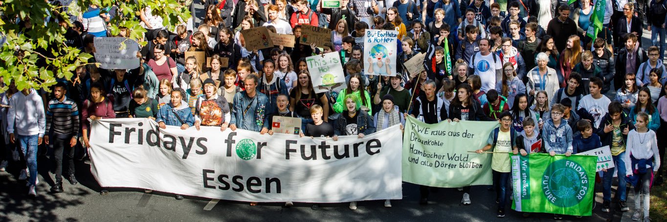 Fridays for Future Essen banner