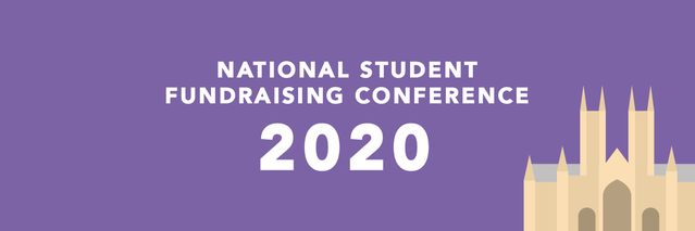 The National Student Fundraising Conference banner