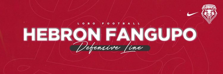 Coach Hebron (Loni) Fangupo's banner